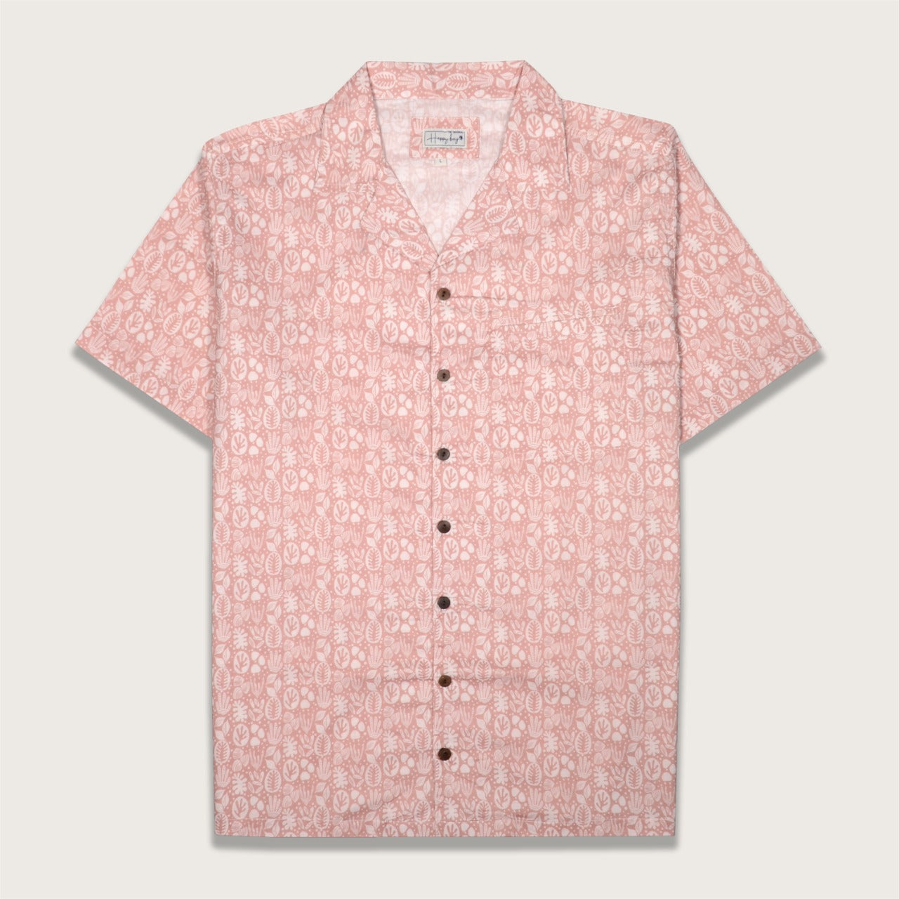 glowy for of beach sand, Shirt – Pink World Men Happy Bay
