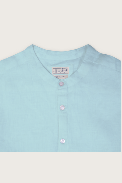 Get your stylish aquamarine shirt by Happy Bay for a tropical getaway
