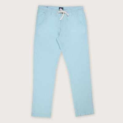 Stay cool this summer – shop breathable light blue pants by Happy Bay