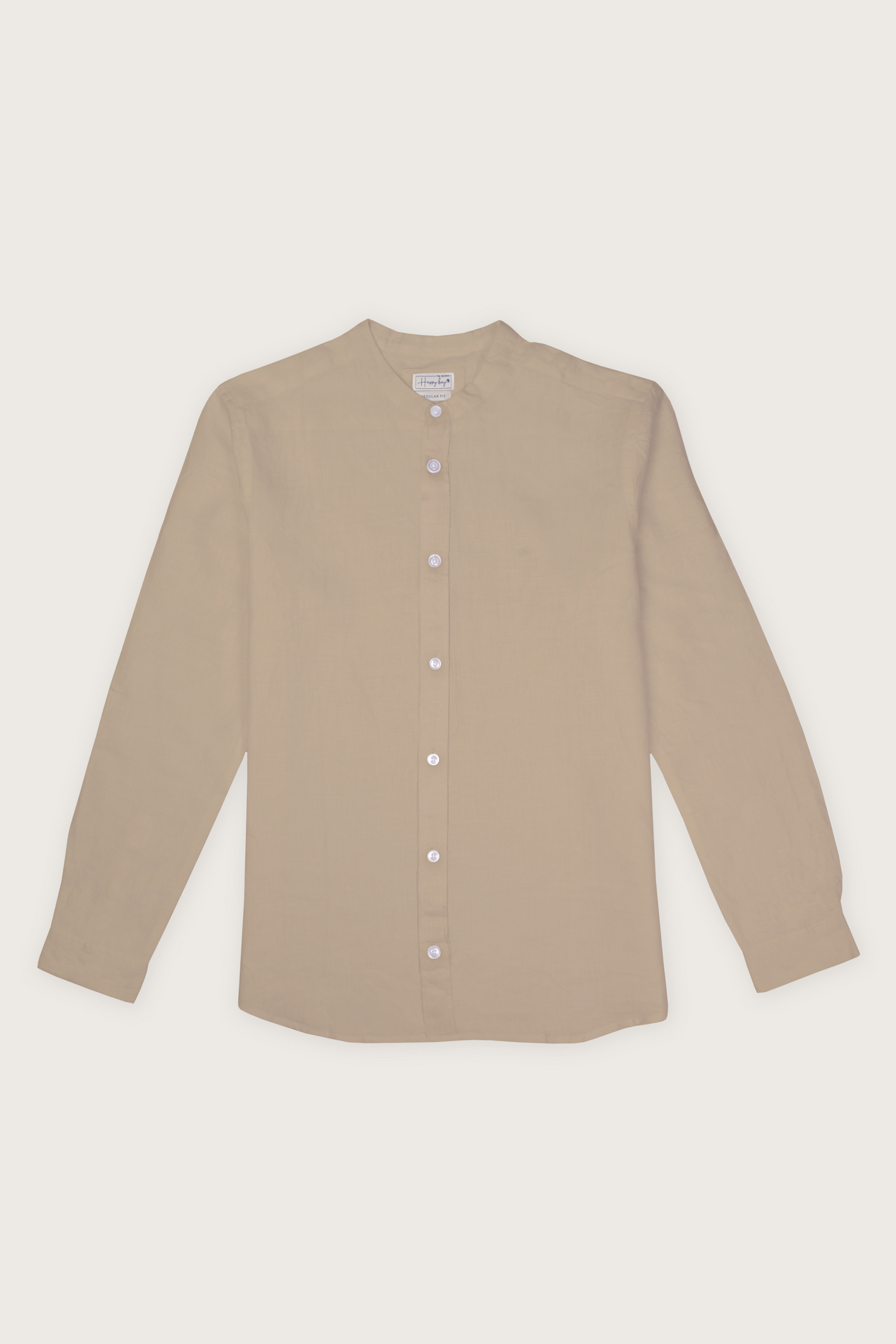 Shop Happy Bay Beige Dreams feather gray shirt for a sophisticated look