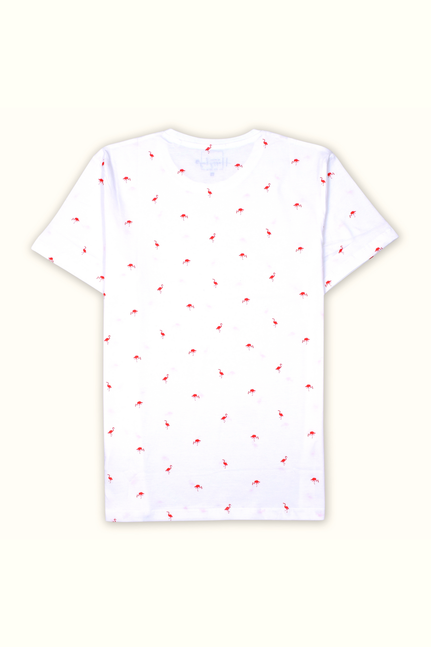 Happy Bay White Flamingoes T-shirt – Bring the beach to your wardrobe. Order today!