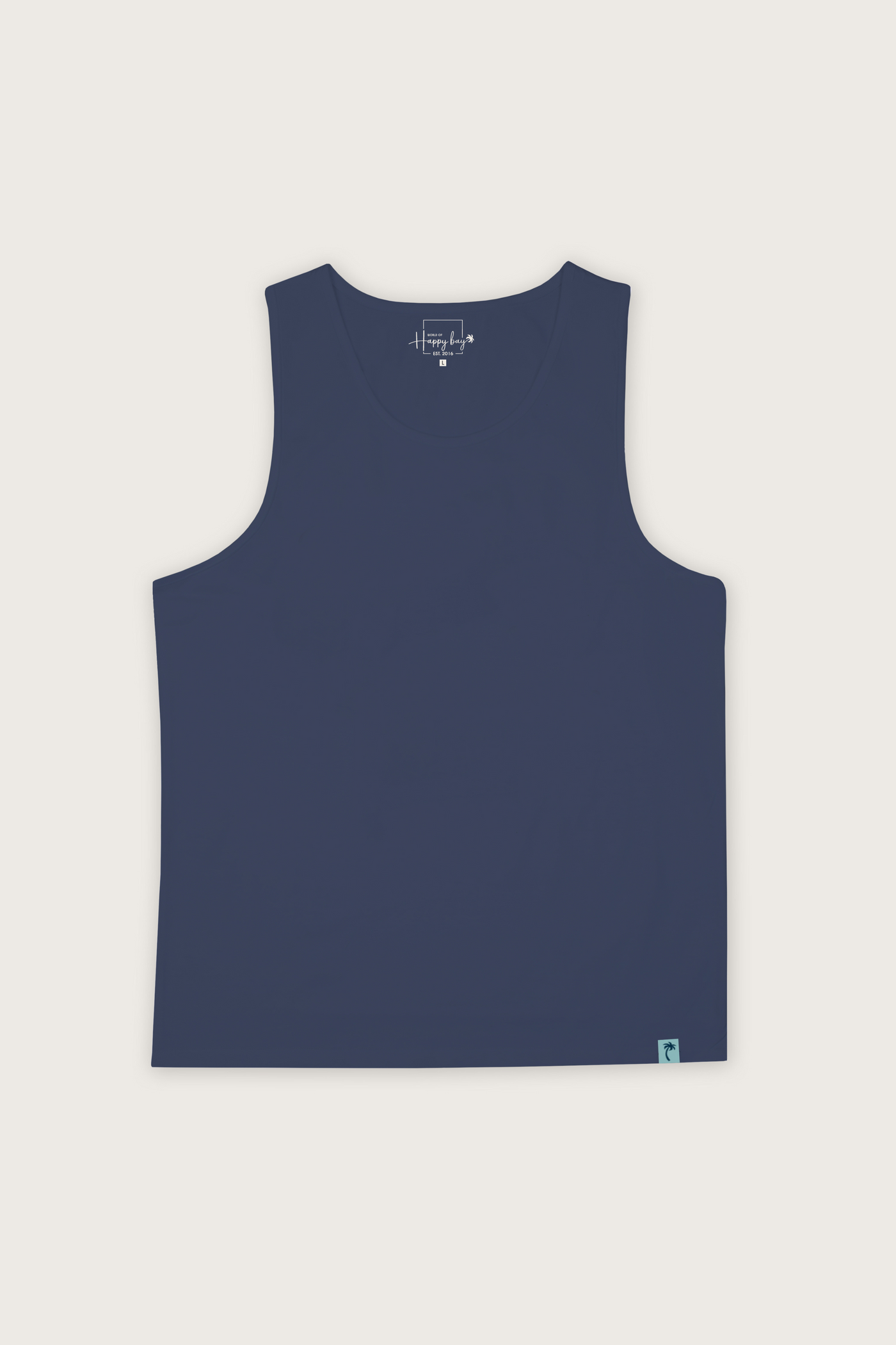 Shop Happy Bay Beach Charm Navy T-shirt for a coastal, laid-back look