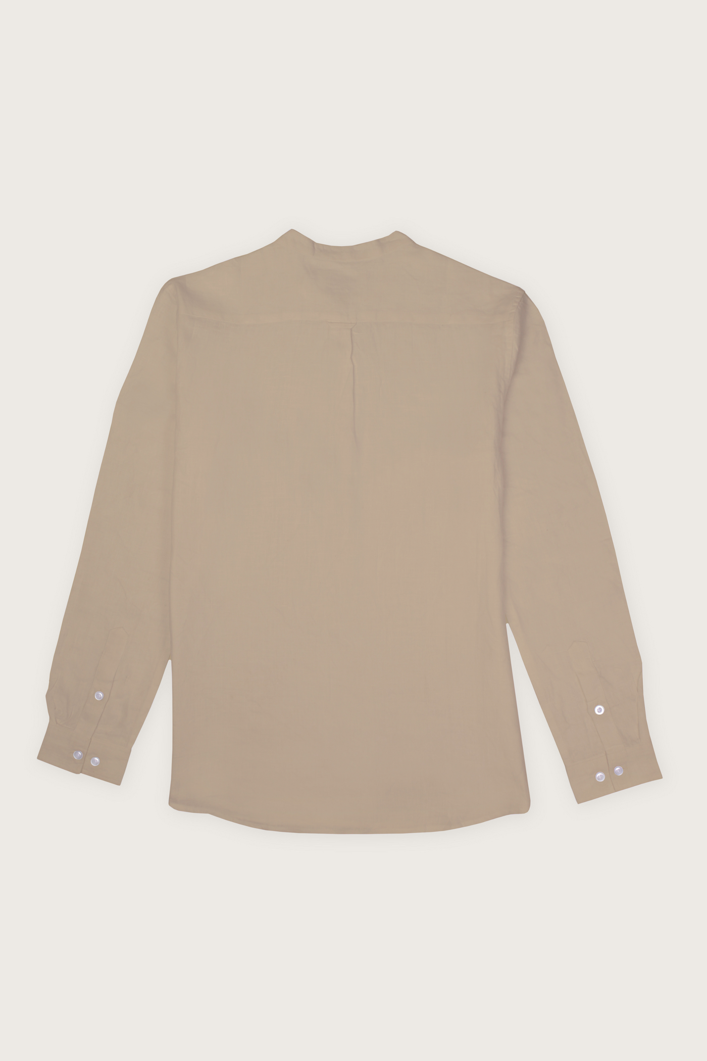 Upgrade your style with versatile Happy Bay Beige Dreams feather gray shirt