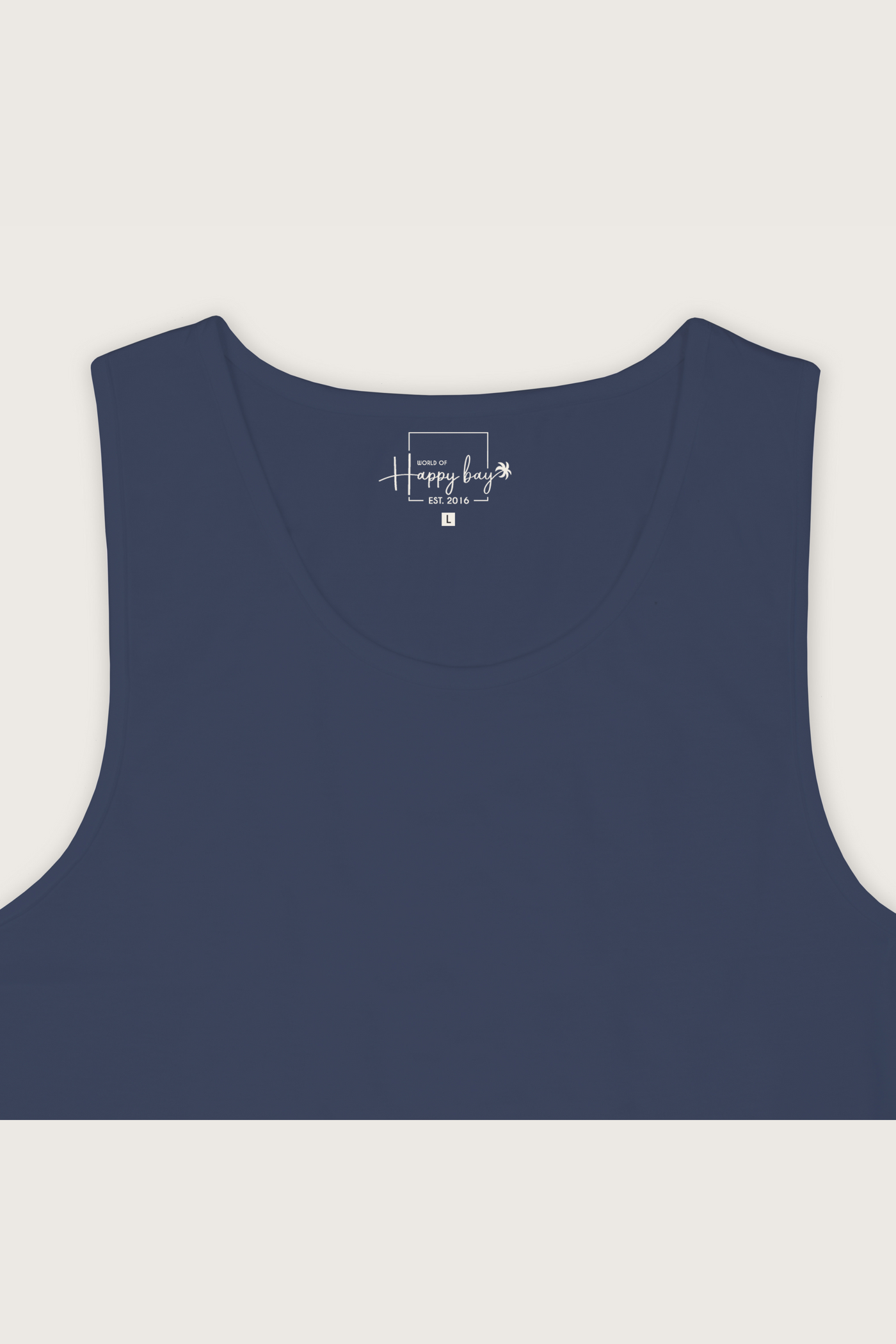 Get your stylish Navy T-shirt by Happy Bay for relaxed beach vibes