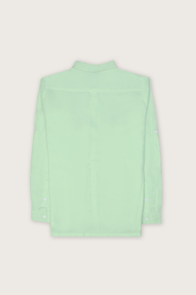 Discover sophisticated Happy Bay Green Aqua Glass shirt for a sleek casual style
