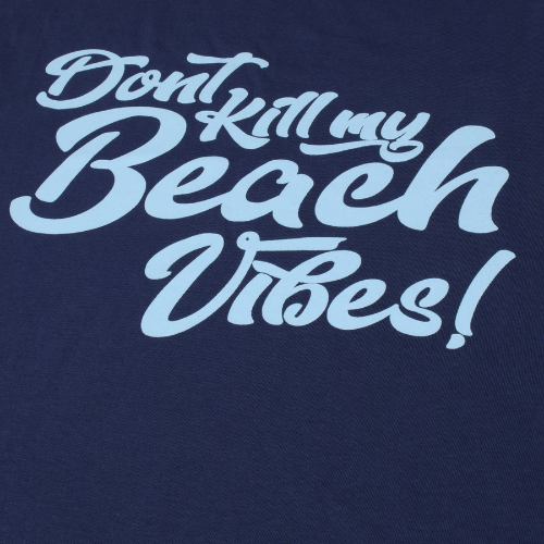 Beach Vibes Print -Pageant Blue