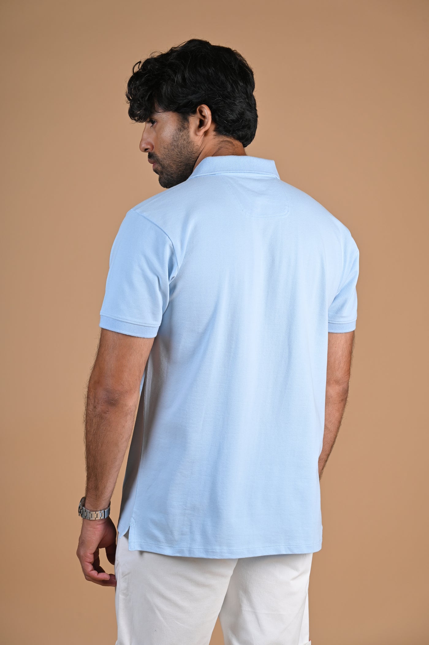 Happy Bay Blue Polo  Soft and breathable for warm days. Get it now!