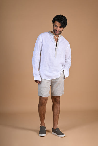 Feel Comfort With Classic Linen Shorts