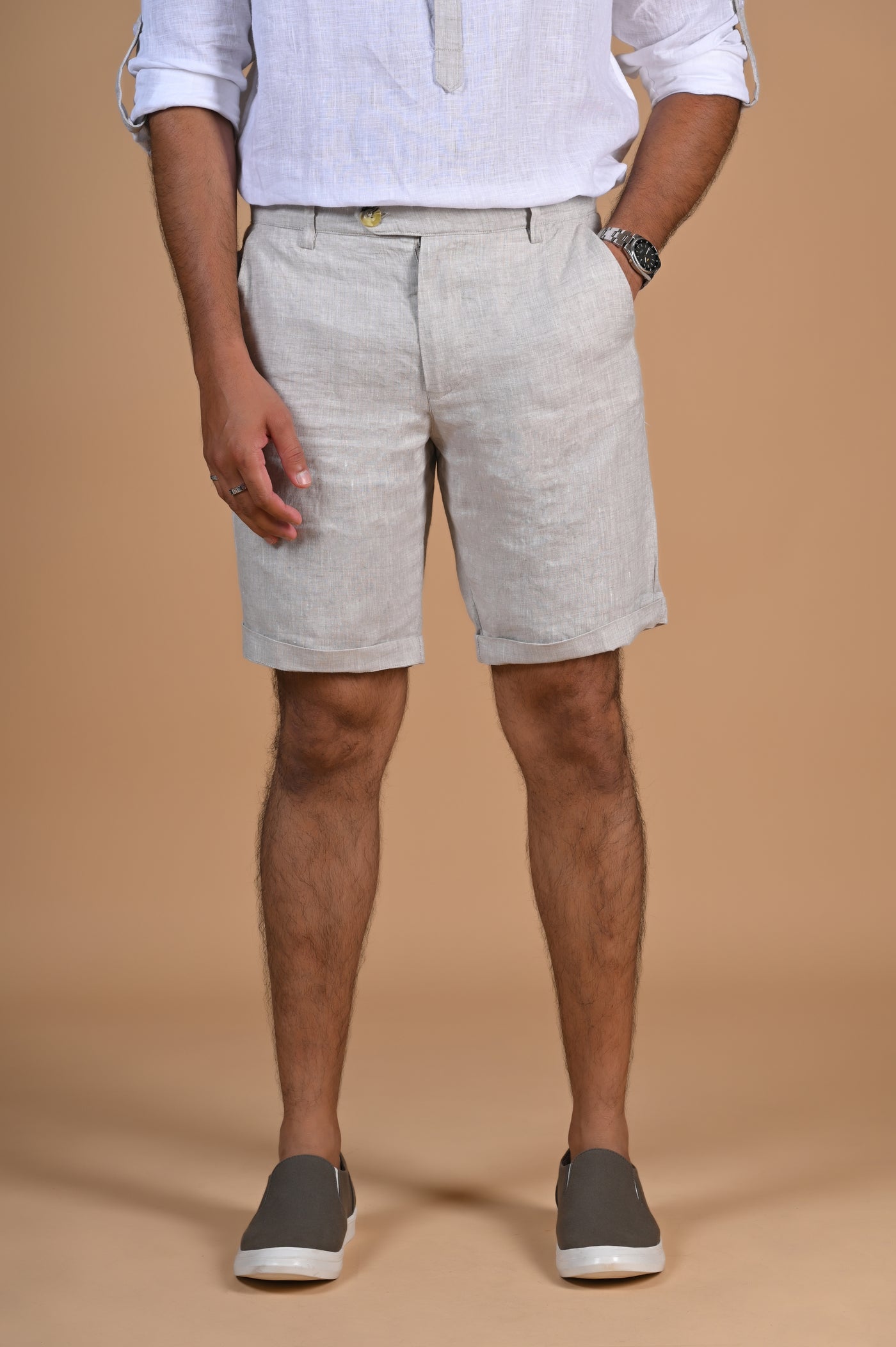 Feel Comfort With Classic Linen Shorts