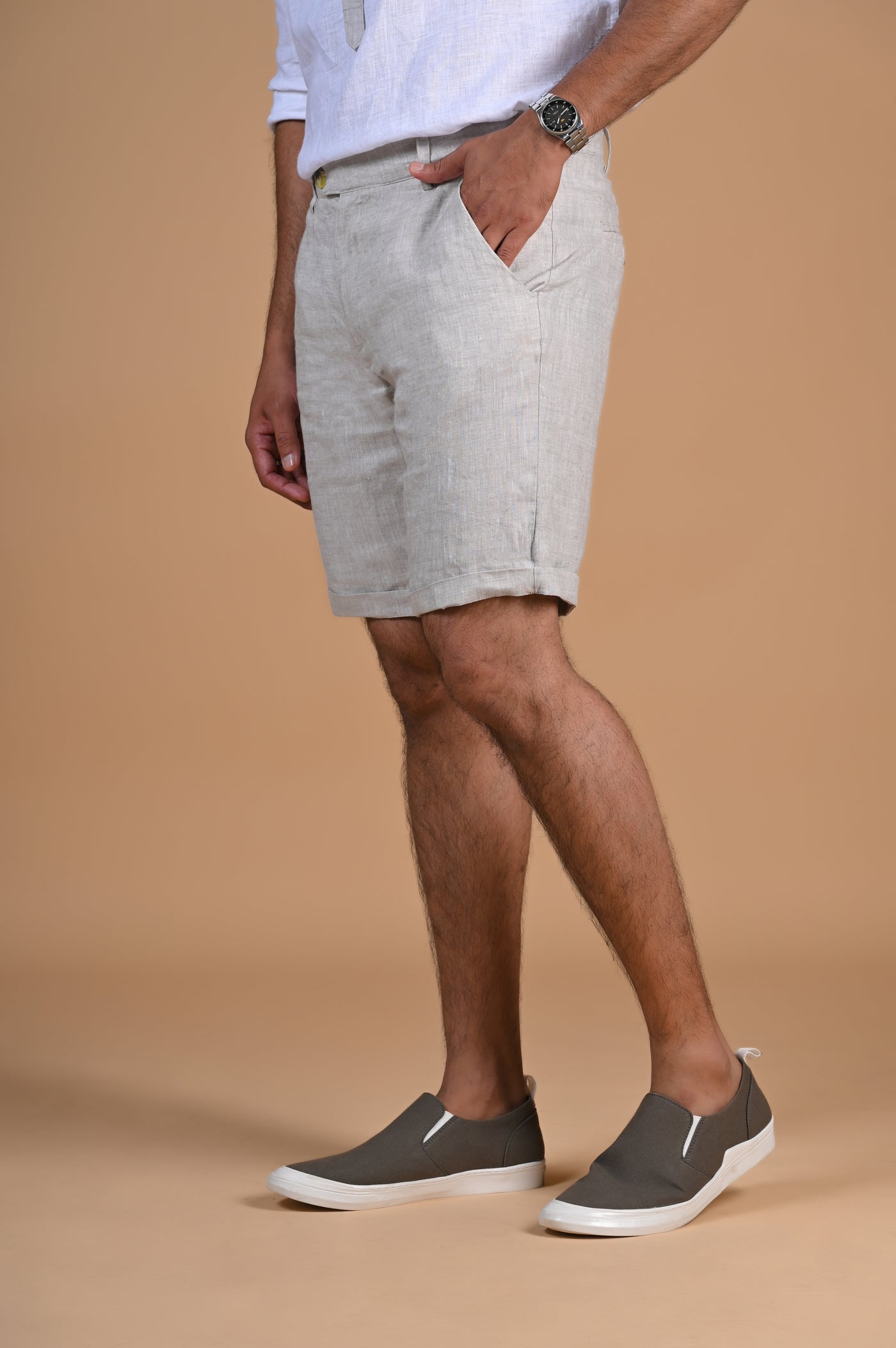 Feel Comfort With Classic Linen Shorts