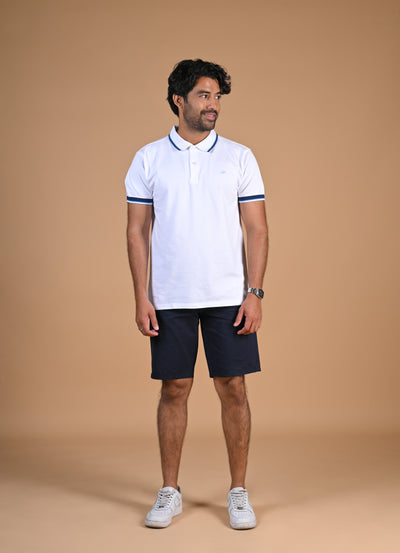 Calling Summer Adventures With Classic White Polo