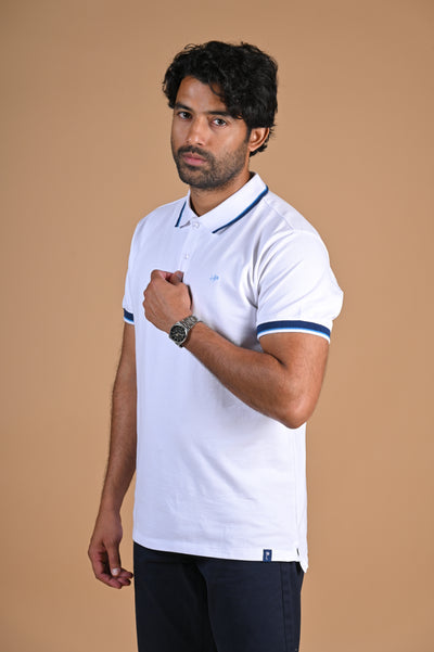 Calling Summer Adventures With Classic White Polo