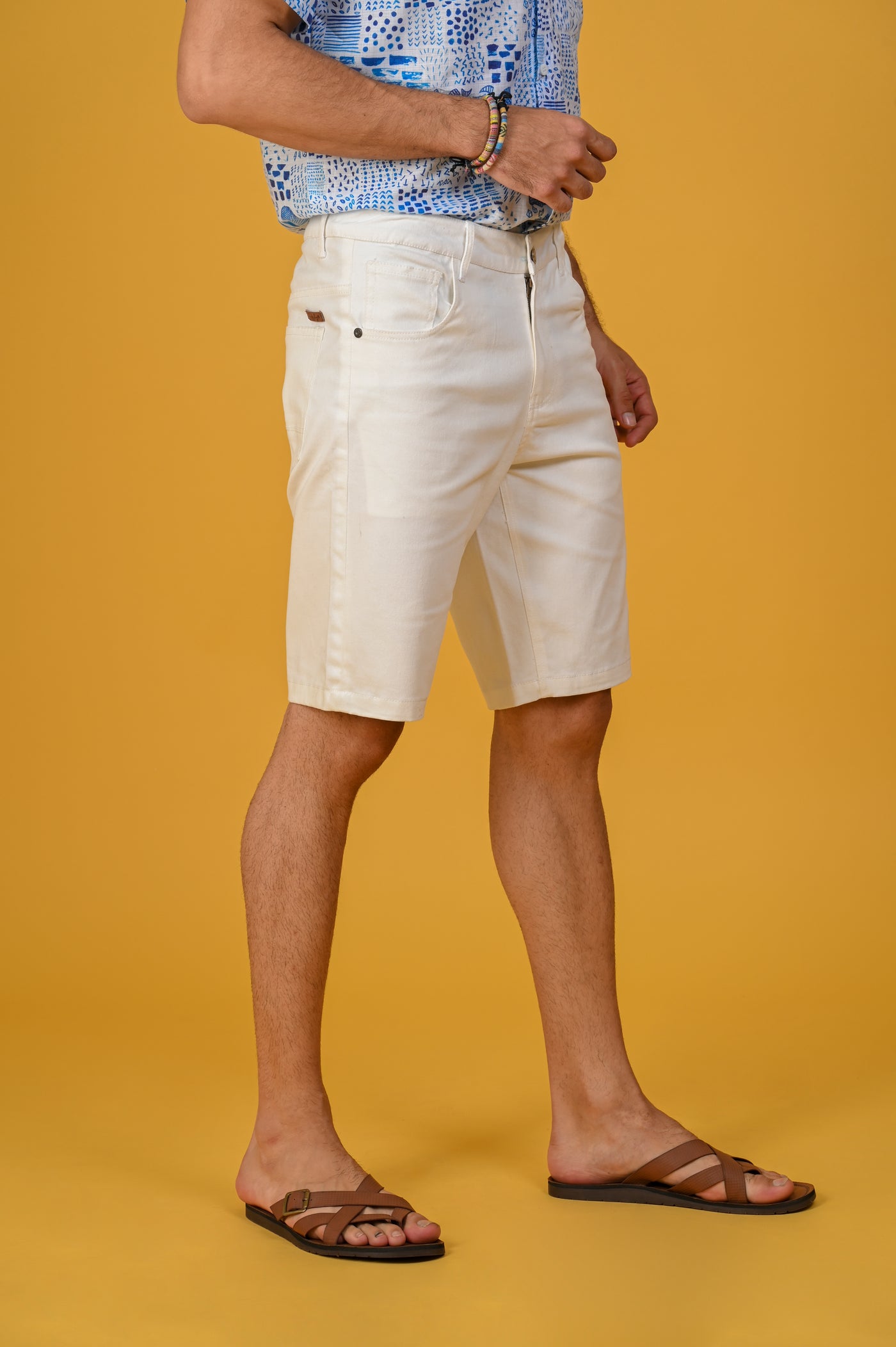 Seascape Denim Shorts