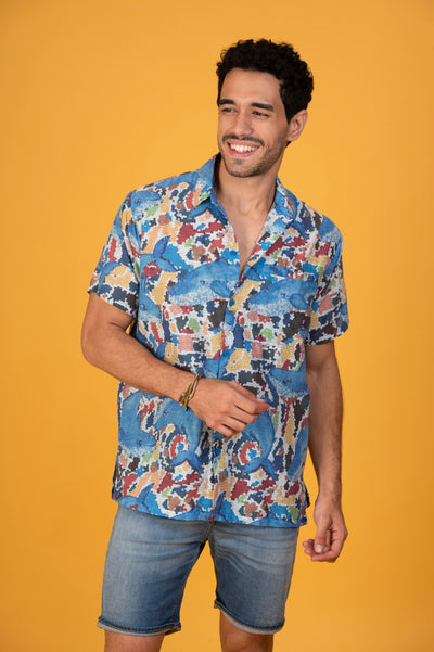 Seaside Whispers Hawaiian Shirt