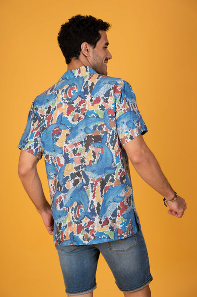 Seaside Whispers Hawaiian Shirt