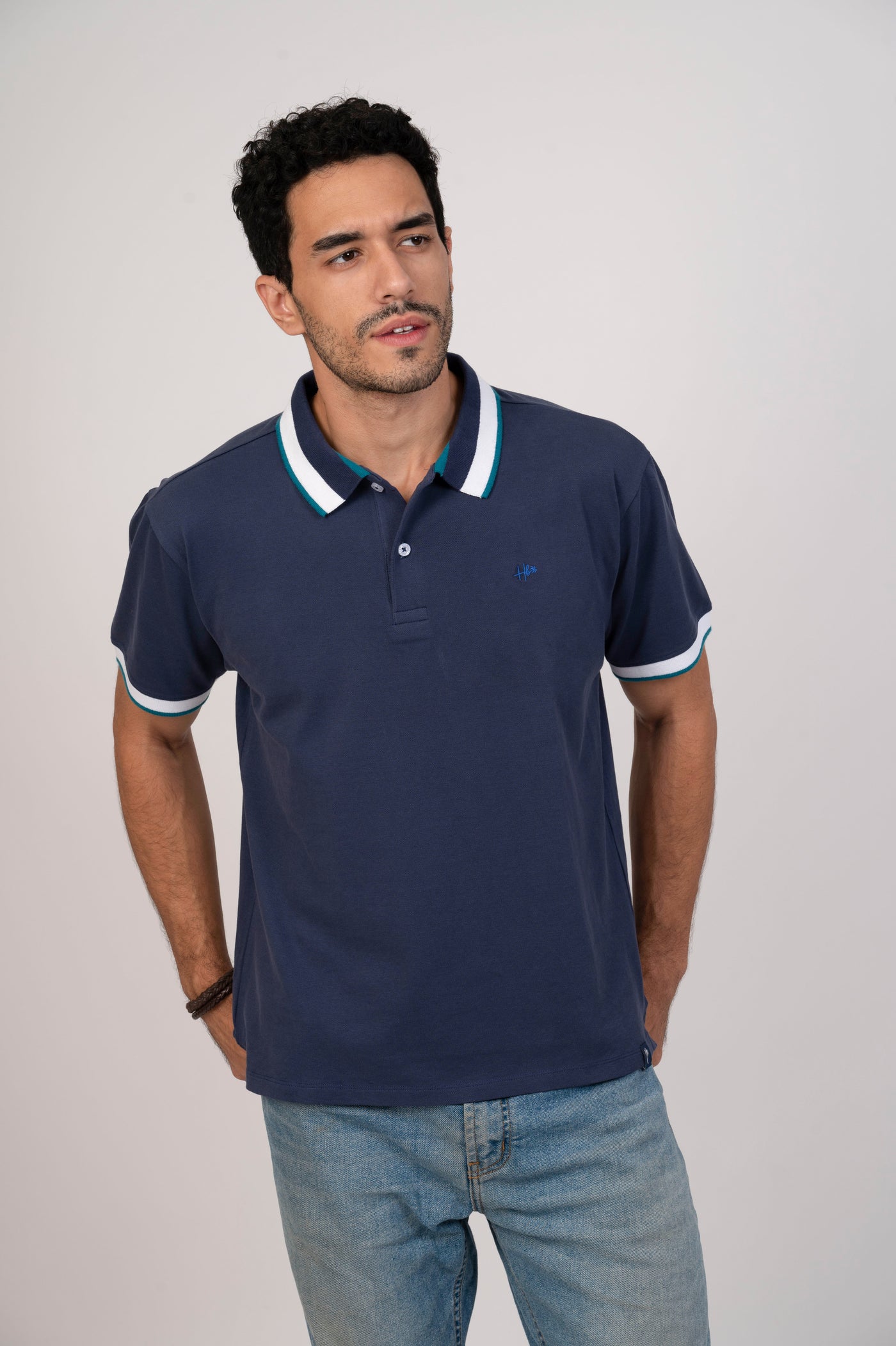 Relax In Classic Blue Polo Tshirt