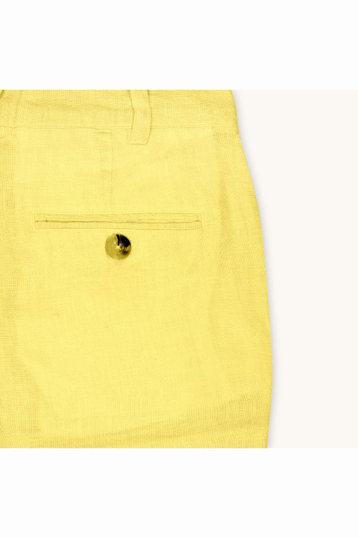 Happy Bay Pastel Yellow Flex Shorts – Ideal for hot days and beach vibes. Order now!