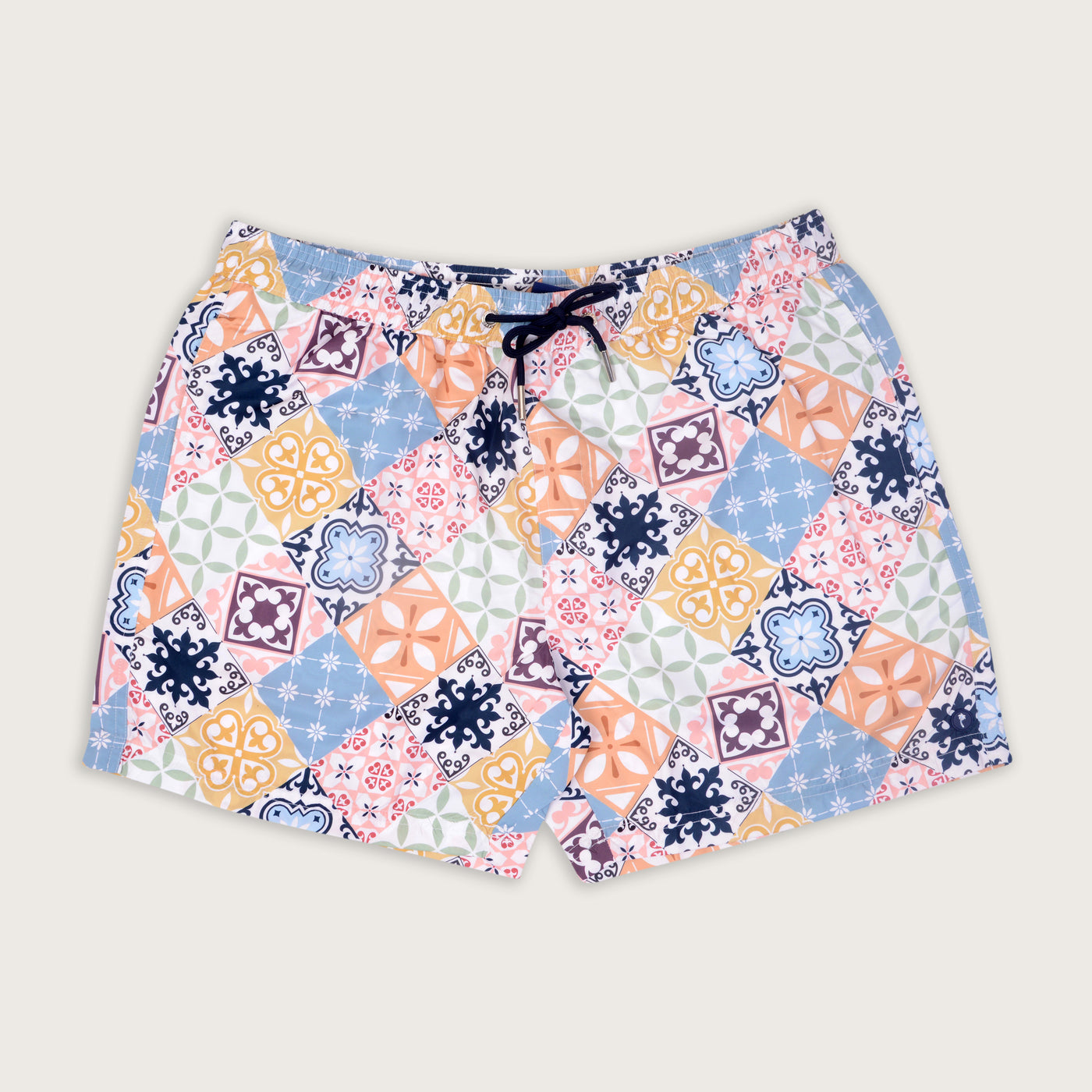 Buy Now Seaside Serenity: Multicolor Swim Short From Happy Bay