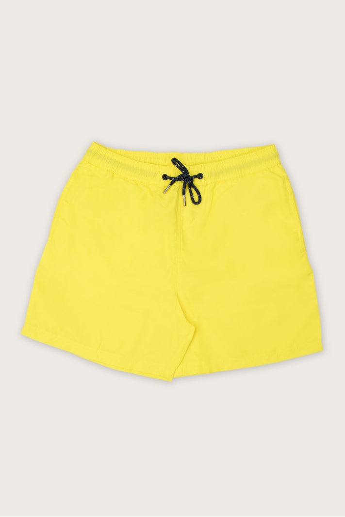 Buy Now Plain Elastic Black Swim Short From Happy Bay