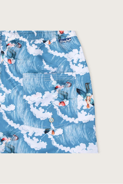 Happy Bay Men's Swimwear  Dive into the blue lagoon in these stylish shorts. Get it now!