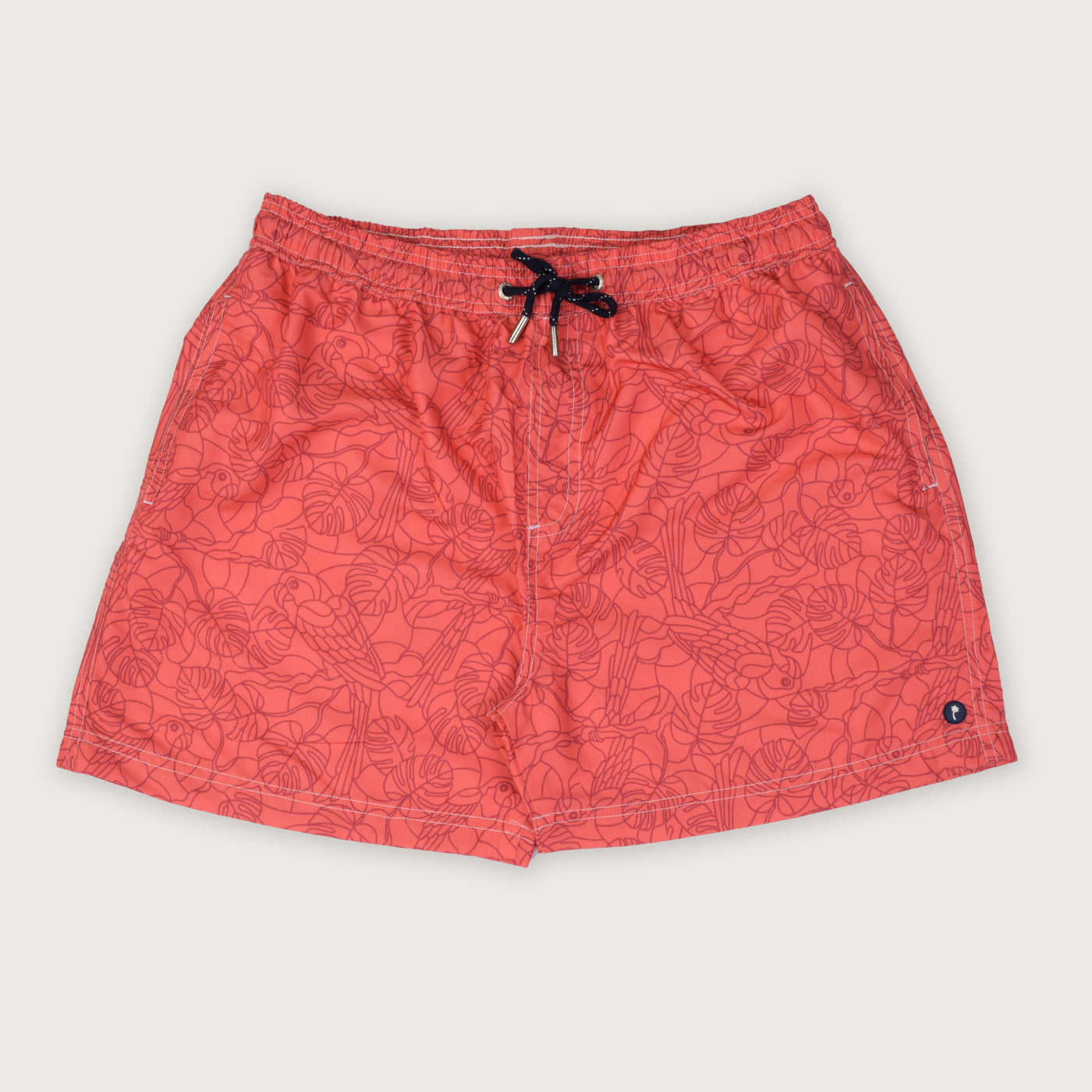 Leafy Elegance Swim Shorts