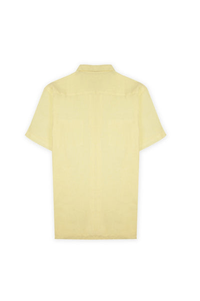 Happy Bay Men's Shirt – Elegant pastel yellow with a tailored fit. Order today!