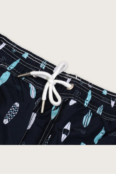 Happy Bay Swim Shorts  Ideal for tropical beach days with a sleek black design. Get it now!